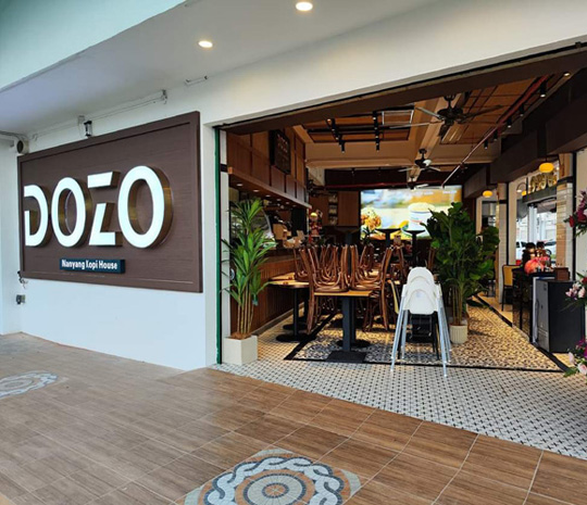 DOZO Nanyang Kopi House - 8am to 10pm